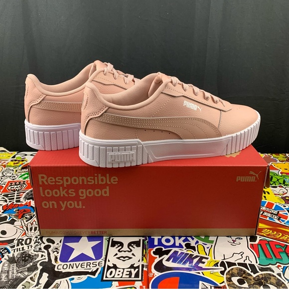 Puma Carina 2.0 Pale Pink Women's Various Sizes - Picture 2 of 14